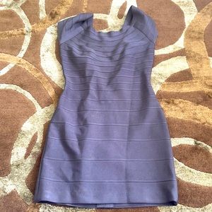 Herve Leger gray dress